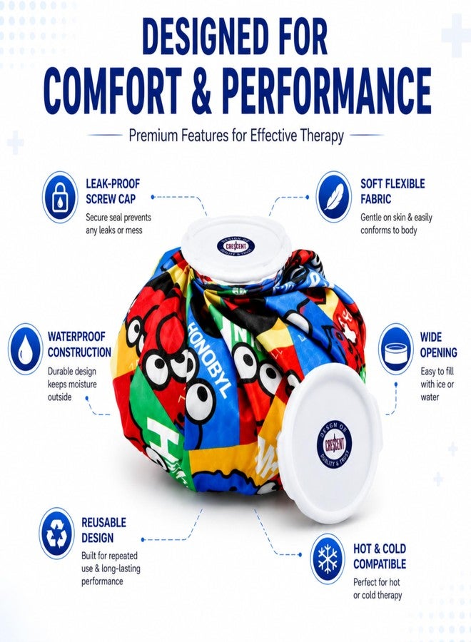 Crescent Hot & Cold Ice Pack Bag for Pain Relief (9 Inch) - Image 3