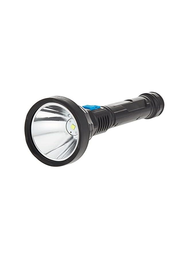 Olsenmark Olsenmark 6800mAh High Brightness Rechargeable LED Flashlight, Black  - Image 2