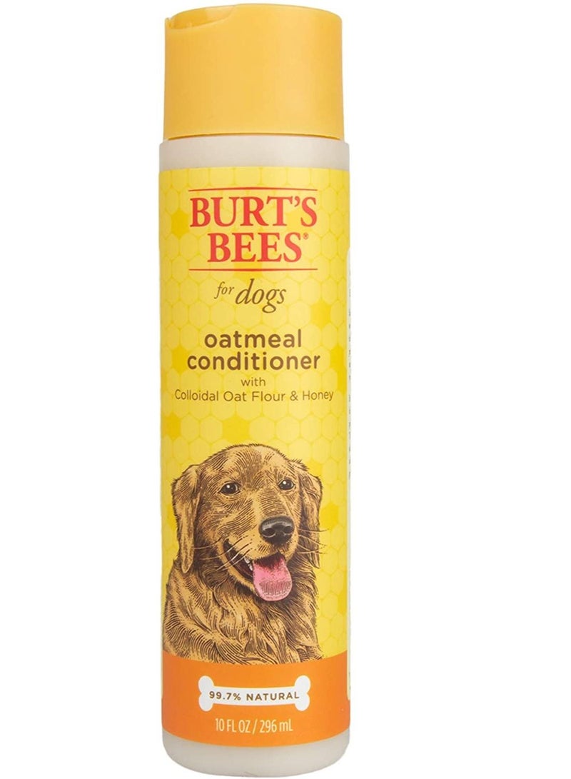 Burt's Bees for Pets for Dogs Natural Oatmeal Conditioner, 10 Ounces - Image 1