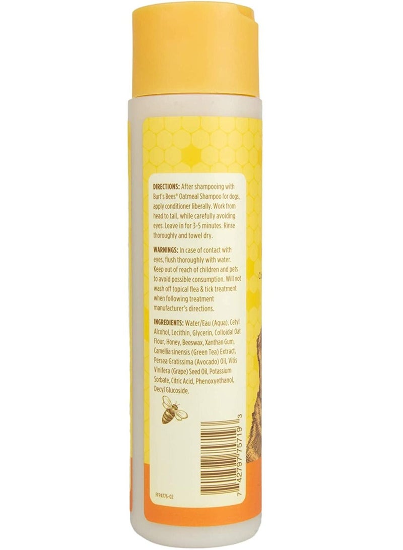 Burt's Bees for Pets for Dogs Natural Oatmeal Conditioner, 10 Ounces - Image 3