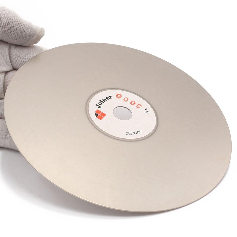 JOINER 6" inch 150 mm Grit 3000 Diamond Grinding Disc Abrasive Wheel Coated Flat Lap Disk Jewelry Tools for Gemstone Glass Rock Ceramics - Image 4