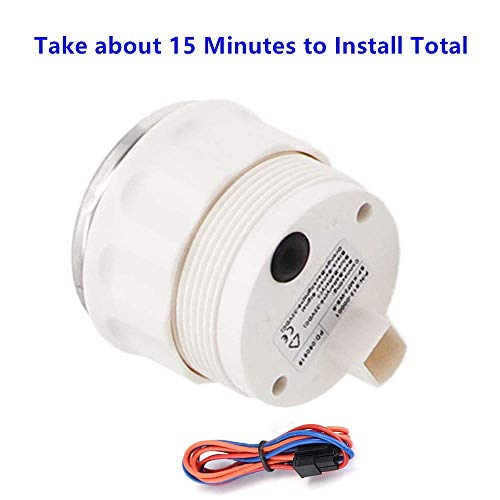 100TECH Water Level Gauge 240-33ohm RV Truck Water Tank Gauge Marine for Boat RV 0-190ohm 240-30ohm 0-180ohm 10-180ohm All Black - Image 3