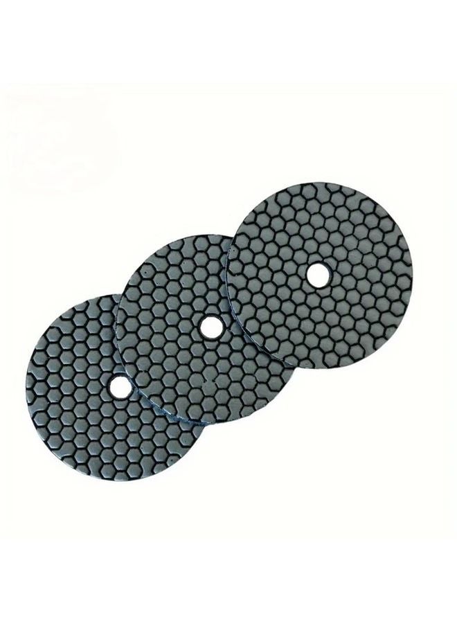 3pcs Angle Grinder Polishing Wheels Heavy Duty Dry Grinding Stones for Marble Stone Metal Wood - Image 1