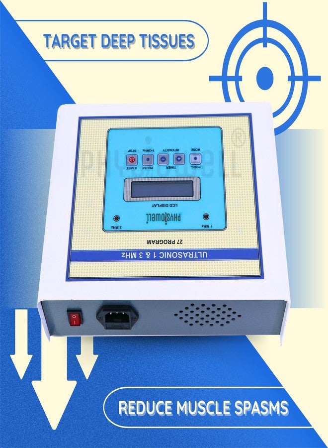 Physiowell New Model Ultrasound Therapy 1 Mhz & 3 Mhz Two Output Therapy Unit with One Year Warranty - Image 4