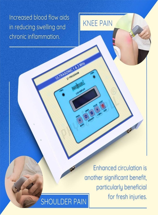 Physiowell New Model Ultrasound Therapy 1 Mhz & 3 Mhz Two Output Therapy Unit with One Year Warranty - Image 5
