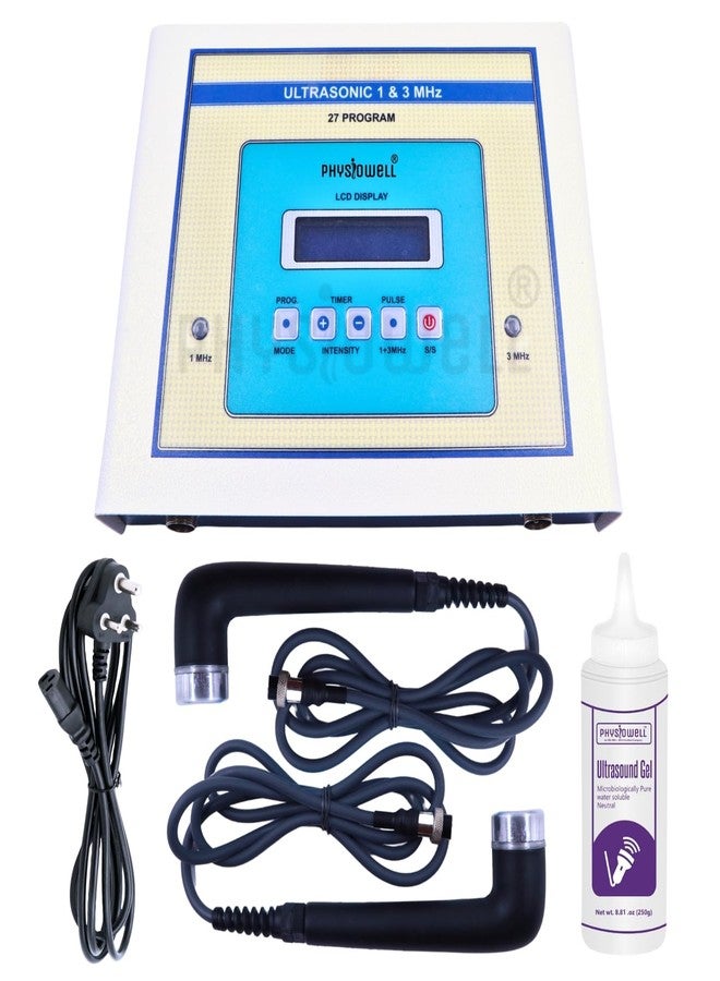Physiowell New Model Ultrasound Therapy 1 Mhz & 3 Mhz Two Output Therapy Unit with One Year Warranty - Image 1