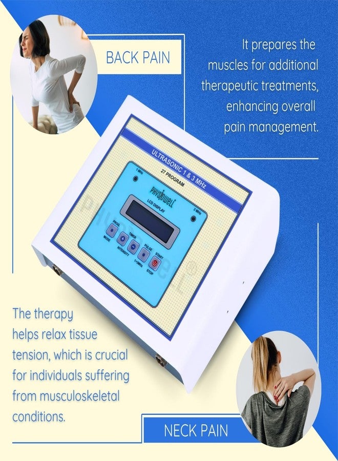 Physiowell New Model Ultrasound Therapy 1 Mhz & 3 Mhz Two Output Therapy Unit with One Year Warranty - Image 3