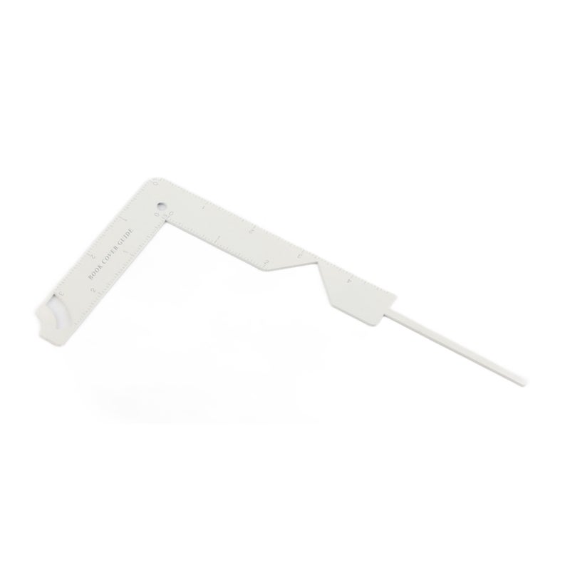 Book Cover Guide Sturdy Metal Simple High Accuracy Multi Function Bookbinding Ruler for Home School Scrapbooking - Image 3