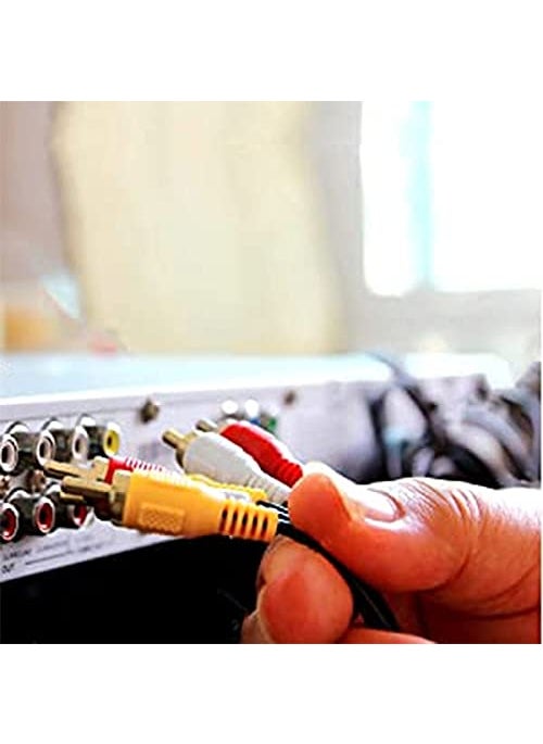 iMBAPrice 3FT RCA MMx3 AudioVideo Cable Gold Plated  Audio Video RCA Stereo Cable 3ft  - Image 3