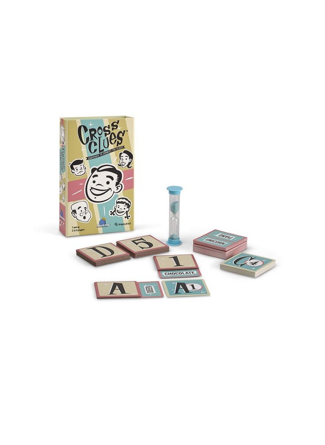 blue orange - Blue Orange Games Cross Clues- New Cooperative Family Party Game for 2 to 6 Players. Recommended for Ages 7 and up - Image 1
