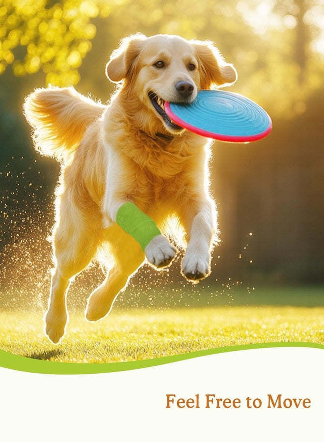 FriPuP ضمادة بيطرية ذاتية اللصق من فريبوب، إسعافات أولية للكلاب والخيول، متعددة الاستخدامات لتثبيت المعدات وتنظيم الكابلات، مغلفة بشكل فردي، 4 بوصات، 6 لفات، مورنينج فيلد - Image 5