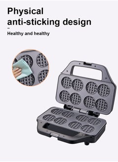 sokany Electric Waffle Maker, Snacks Maker, 8 Waffles Non-Stick 850 Watts SK-08085 Black  - Image 5