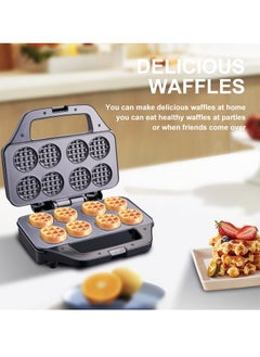 sokany Electric Waffle Maker, Snacks Maker, 8 Waffles Non-Stick 850 Watts SK-08085 Black  - Image 3