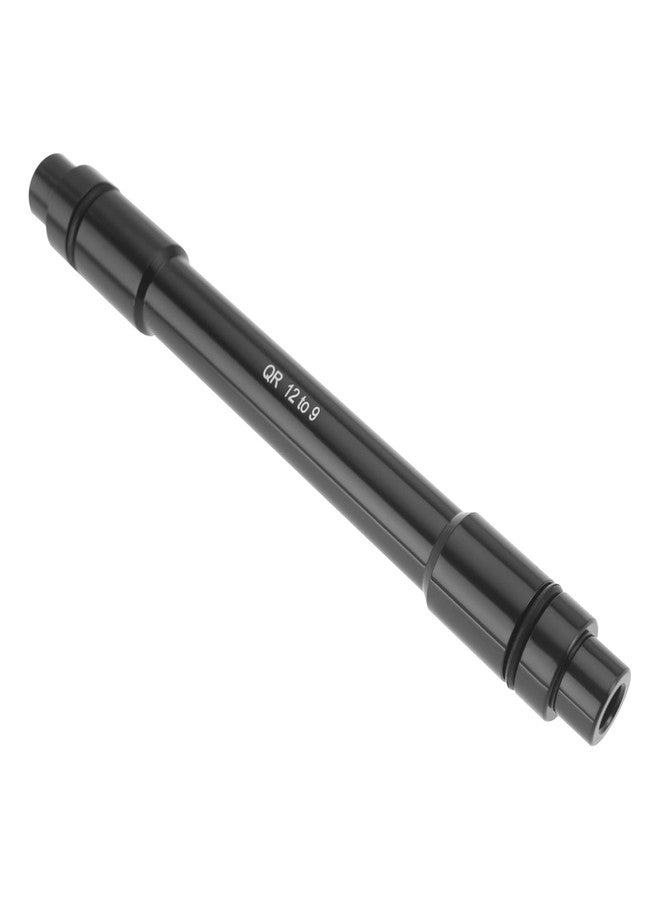 Create idea 12mm to 9mm Bike Thru Axle Hub Adapter Bicycle Hub Adapter 100mm Thru Axle Hub Quick Release Conversion for Mountain Road Bike, Black - Image 1