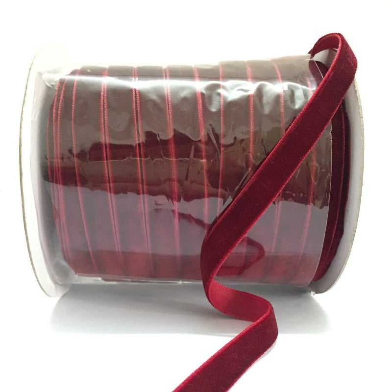 50 Yards Vintage Brown Velvet Ribbon 38 Inch Wide with Spool for Wedding Christmas Party Wrapping DIY Crafts Floral Bouquets Home Decor