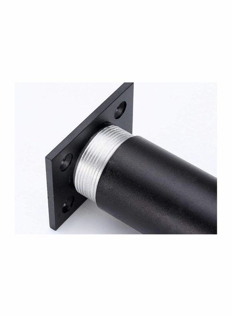 4-Pack Aluminum Alloy Furniture Cabinet Adjustable Feet Metal Round Sofa Bed Foot Legs Support with Screws, 3-Inch Height 1.5-Inch Diameter, Black - Image 4