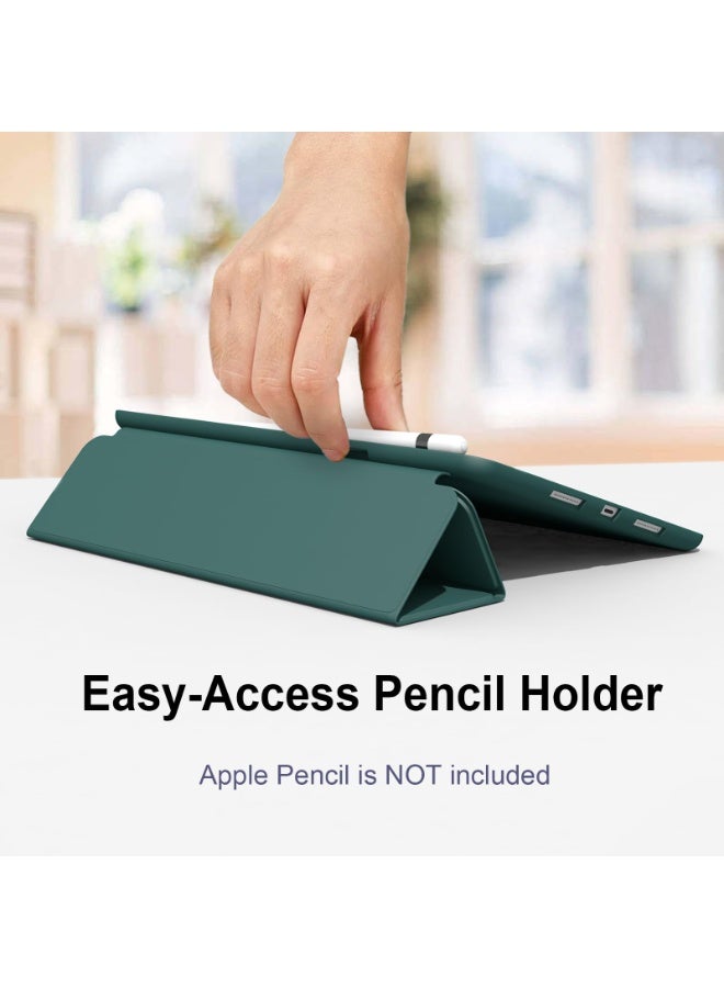 إغرين99 لـ iPad mini (2024/2021) 7th / 6th 8.3 بوصة غطاء الحالة,وسادة هوائية شفافة لمكافحة الانقطاع, غطاء واقي للجهاز اللوحي, تصميم ثلاثي الطي متعدد الزاوية, إيقاظ / نوم تلقائي, جلد ناعم, أخضر - Image 2
