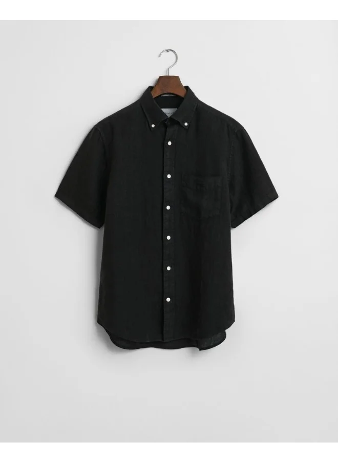 GANT REG GMNT DYED LINEN SS SHIRT