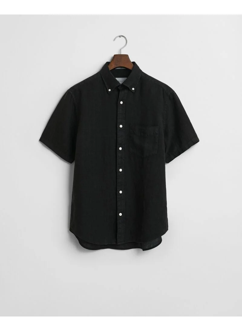 GANT REG GMNT DYED LINEN SS SHIRT