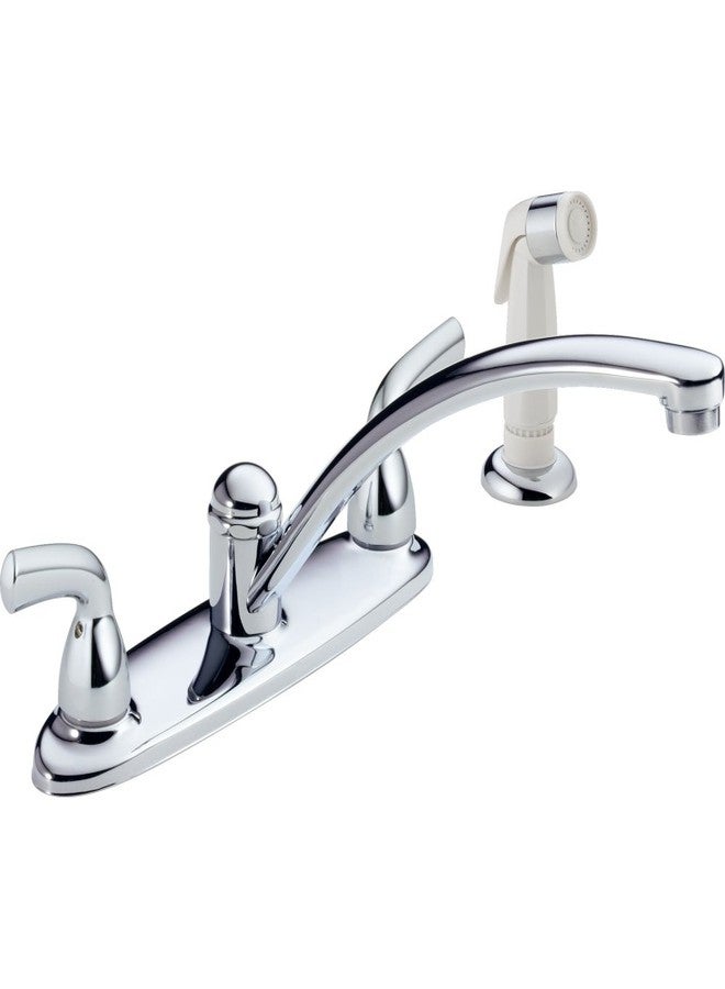 DELTA FAUCET B2410LF Kitchen Sink Faucet, 9.25 x 10.63 x 9.25 inches, Chrome - Image 1