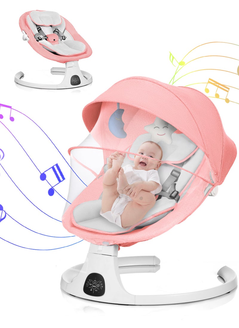 MaBaby - Electric Baby Rocker, Electric Baby Bouncer Swing, Remote Control Baby Electric Cradle With Bluetooth Connect - Image 1