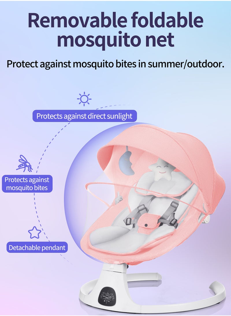 MaBaby - Electric Baby Rocker, Electric Baby Bouncer Swing, Remote Control Baby Electric Cradle With Bluetooth Connect - Image 1