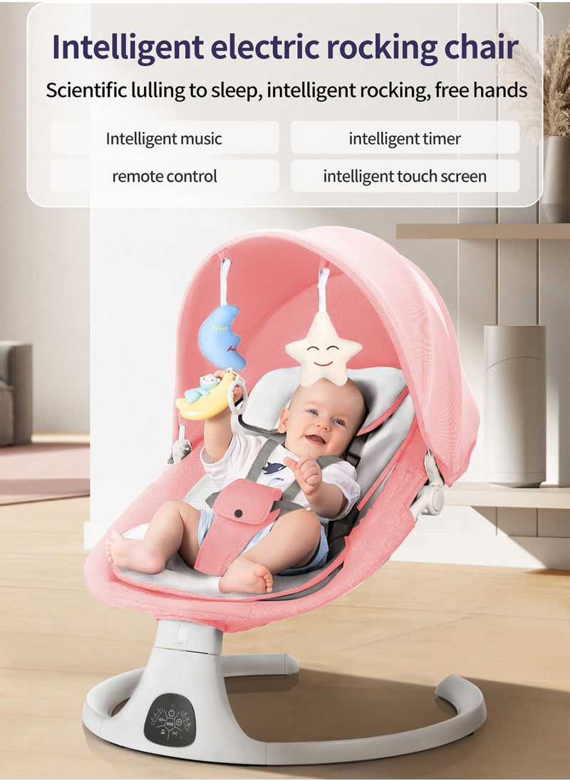 MaBaby - Electric Baby Rocker, Electric Baby Bouncer Swing, Remote Control Baby Electric Cradle With Bluetooth Connect - Image 1