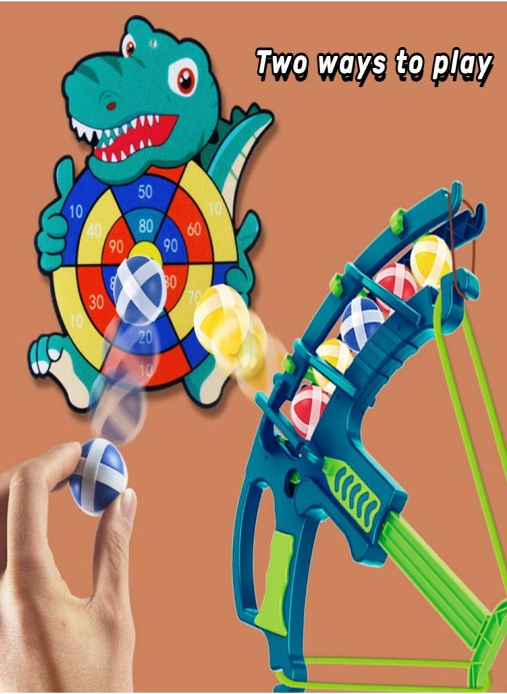 Oasisgalore Target Shooting Toys Dinosaur Dart Board Archery Toy Set For Kids Gifts  - Image 3