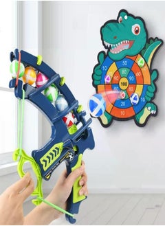 Oasisgalore Target Shooting Toys Dinosaur Dart Board Archery Toy Set For Kids Gifts  - Image 1