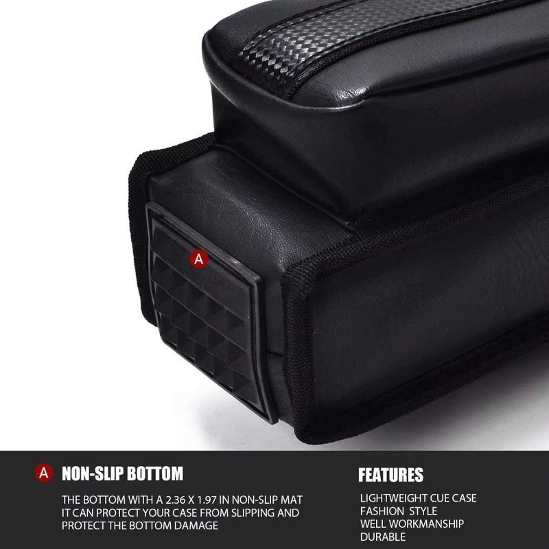 Collapsar 2X2 Pool Cue Hard Case Nylon/Leatherette Billiard Sitck Carrying Cases - Image 5