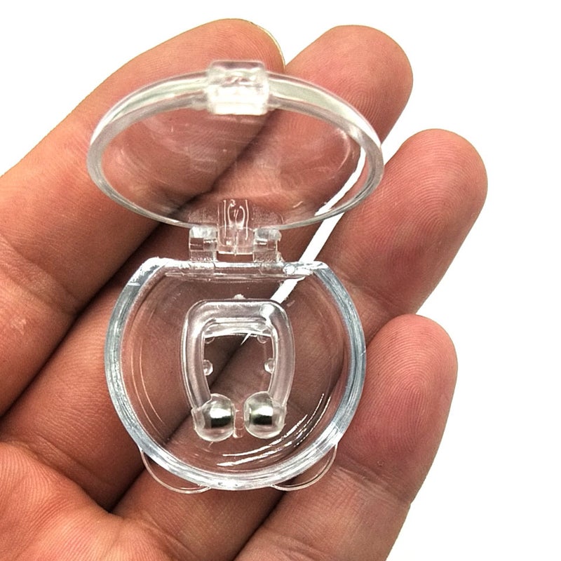 Nose Clip Anti-Snoring Silicone Anti-Snoring Mini Magnetic Anti-Snoring Nose Clip - Image 2