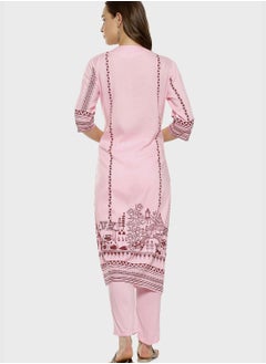 Instafab Printed Kurti and Pant Set  - Image 3