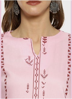 Instafab Printed Kurti and Pant Set  - Image 5