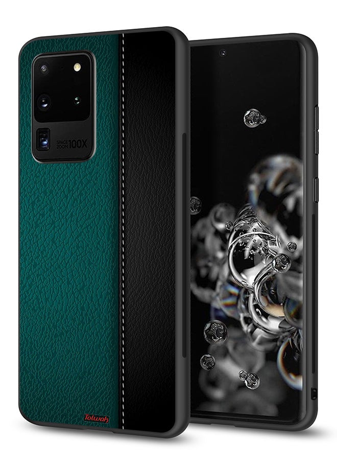 Tolwak Samsung Galaxy S20 Ultra Protective Case Cover Leather Pattern - Image 1