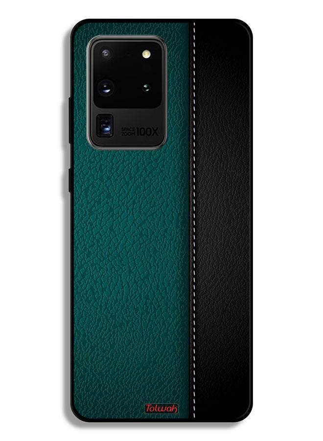 Tolwak Samsung Galaxy S20 Ultra Protective Case Cover Leather Pattern - Image 2