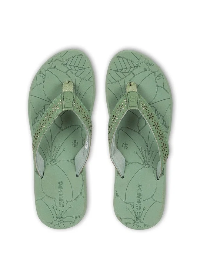 CHUPPS FLORA SLIDES & FLIPFLOP