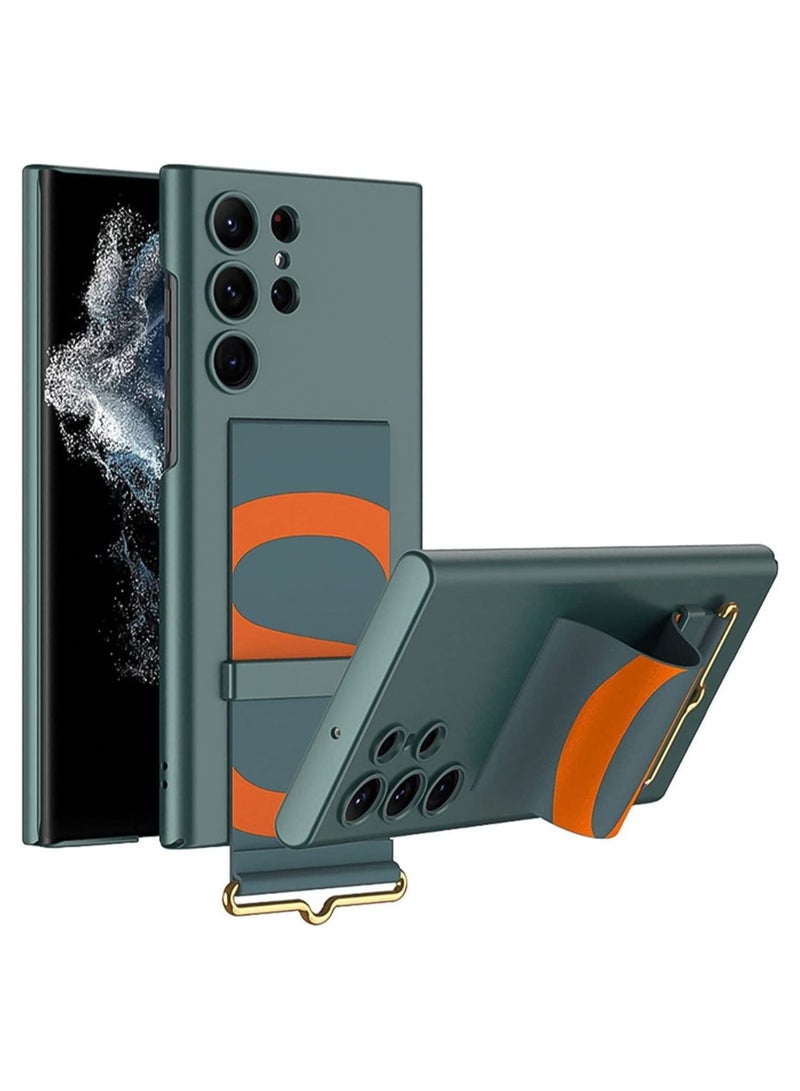 Compatible with Samsung Galaxy S23 Ultra Case with Strap Slim S23 Ultra Protective Cover with Hand Strap Anti-Shedding Hard PC Anti-Scratch Case for Galaxy S23 Ultra 5G - Image 1
