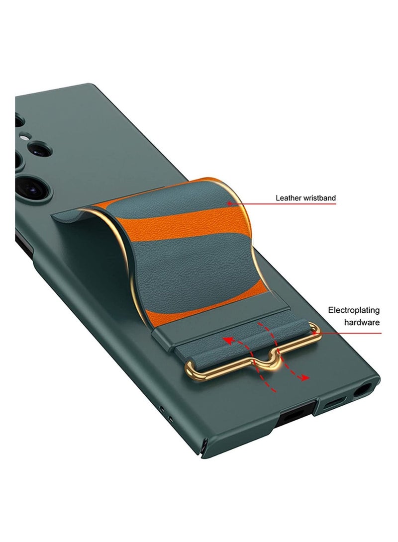 Compatible with Samsung Galaxy S23 Ultra Case with Strap Slim S23 Ultra Protective Cover with Hand Strap Anti-Shedding Hard PC Anti-Scratch Case for Galaxy S23 Ultra 5G - Image 2