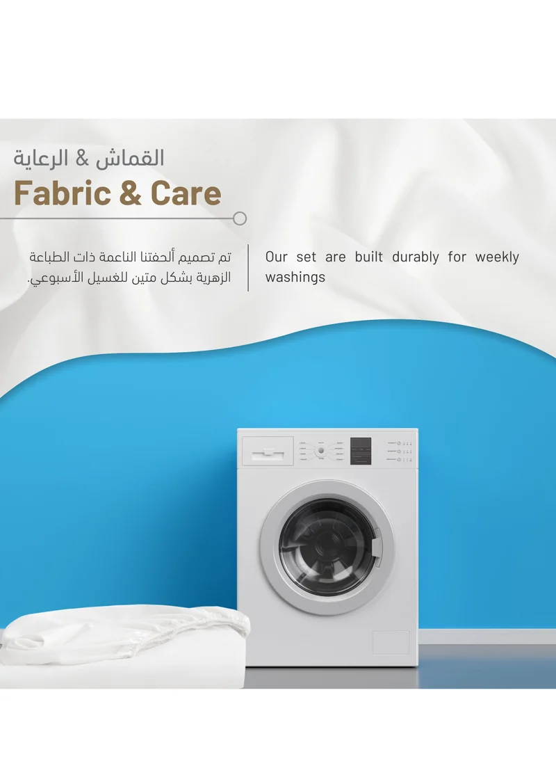 دوناتيلا ملاءة سرير مثبتة: قطعتان من ملاءة السرير الصلبة مقاس مفرد مع طقم أغطية وسائد وملاءة سرير ناعمة كالحرير مقاس 30 سم من الألياف الدقيقة الناعمة