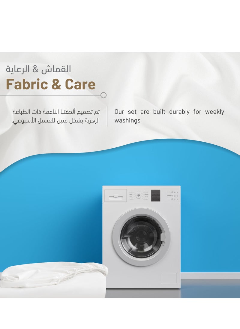 دوناتيلا - ملاءة سرير مثبتة: قطعتان من ملاءة السرير الصلبة مقاس مفرد مع طقم أغطية وسائد وملاءة سرير ناعمة كالحرير مقاس 30 سم من الألياف الدقيقة الناعمة - Image 1