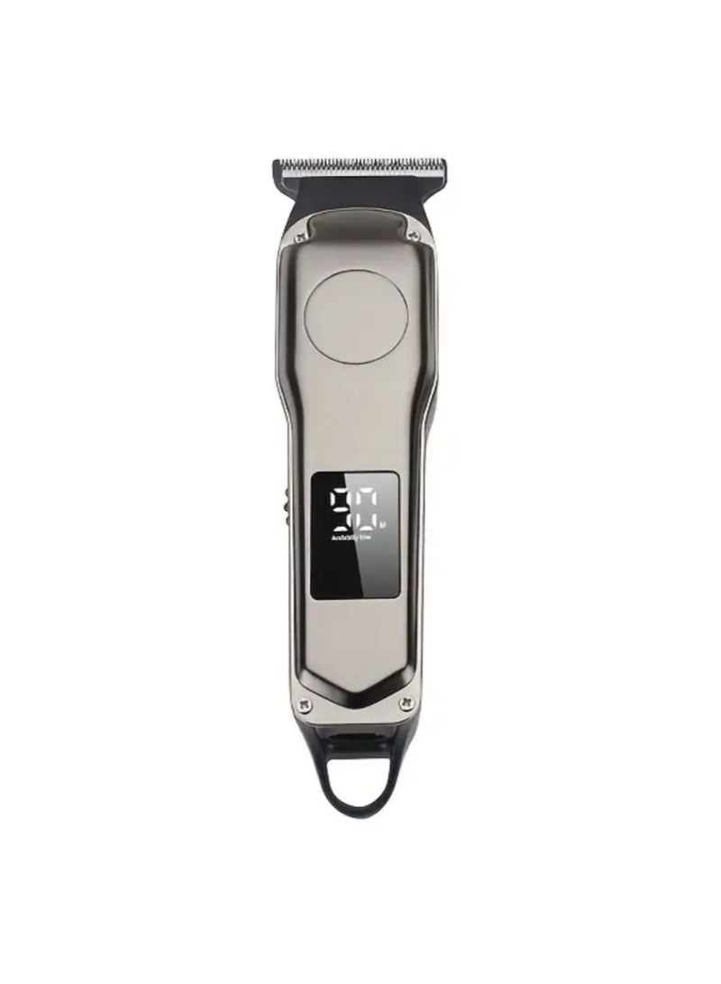 Professional Hair Trimmer Clipper with LED Display – Rechargeable Cordless Grooming Tool for Men - Image 3