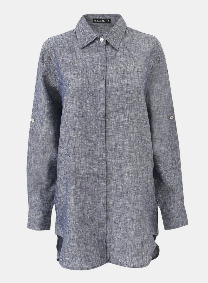 A-Line Linen Shirt.