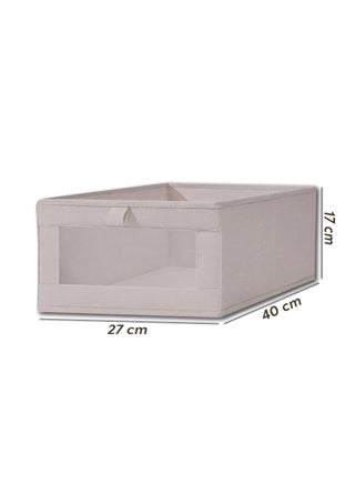 4 Pcs Wardrobe Clothes Organizer Foldable Clothes Storage Box Organizer Clothing Closet Visible Drawer Organizers Wardrobe Clothing Organizer - view 2