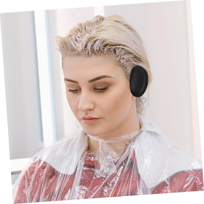 3 أزواج من أغطية الأذن السيليكونية لصبغ الشعر، حاميات الأذن الدافئة للنساء - Image 3