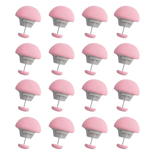 ARQIVO® Duvet Clips, Anti-Movement Fasteners, Cotton Quilt Grippers, Sheet Holder for Quilt Cover, Curtains, Socks, Pink, Pack of 16 - Image 1