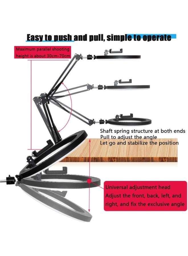 10.2in Selfie Ring Light With Tripod & Holder - Image 3