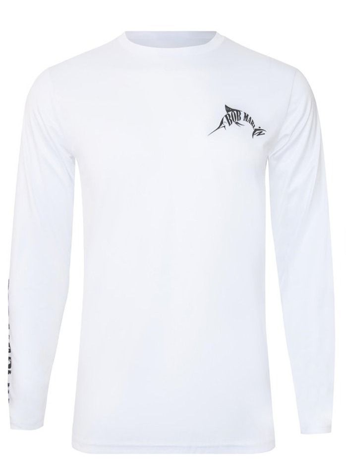 BOB MARLIN - Marlin Performance Shirt Rasta Marlin White-2Xl - Image 1