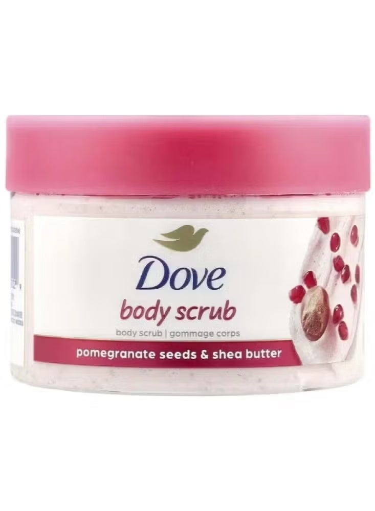 Dove Pomegranate Seed & Shea Butter Scrub, 298g