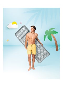 INTEX 18-Pocket Suntanner Inflatable Floating Mat Grey  - Image 3