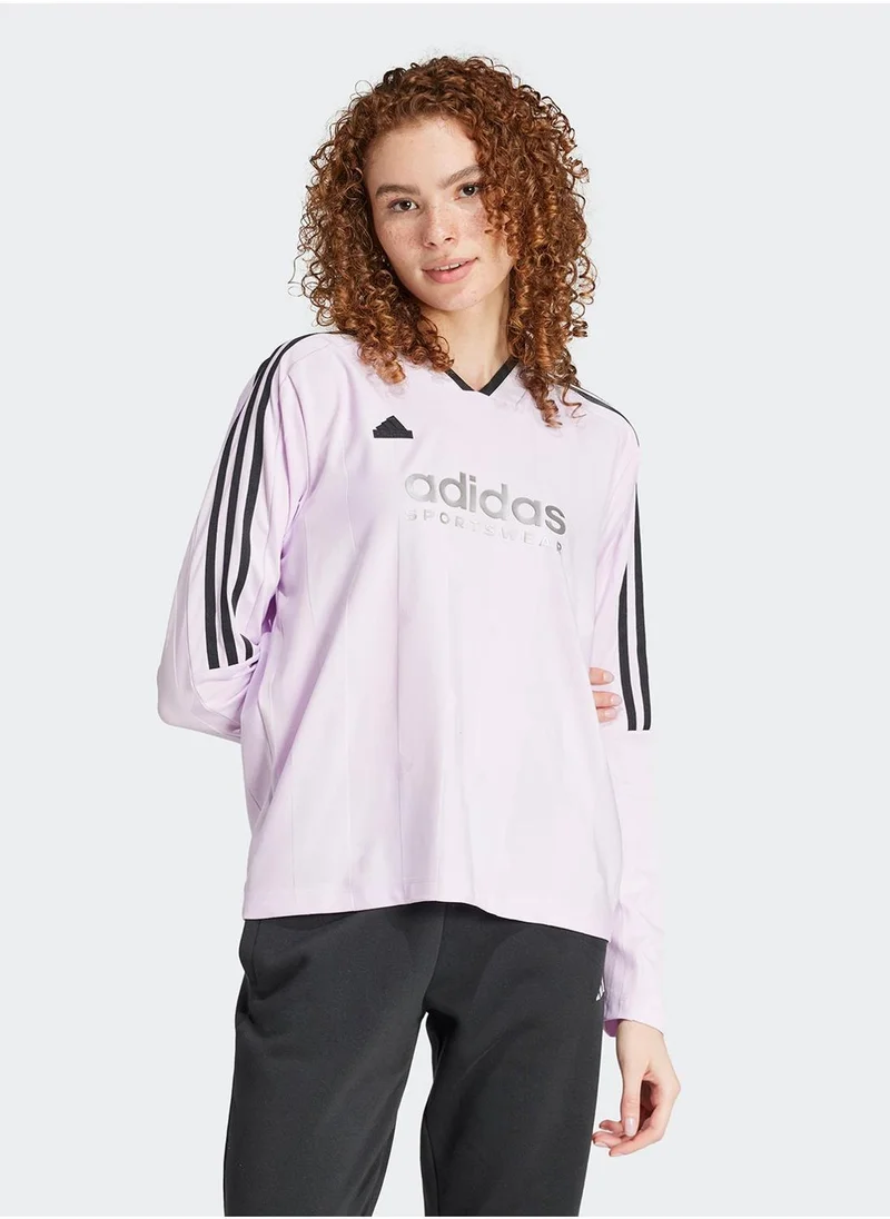 Adidas Tiro 3 Stripe Jacquard Shirt